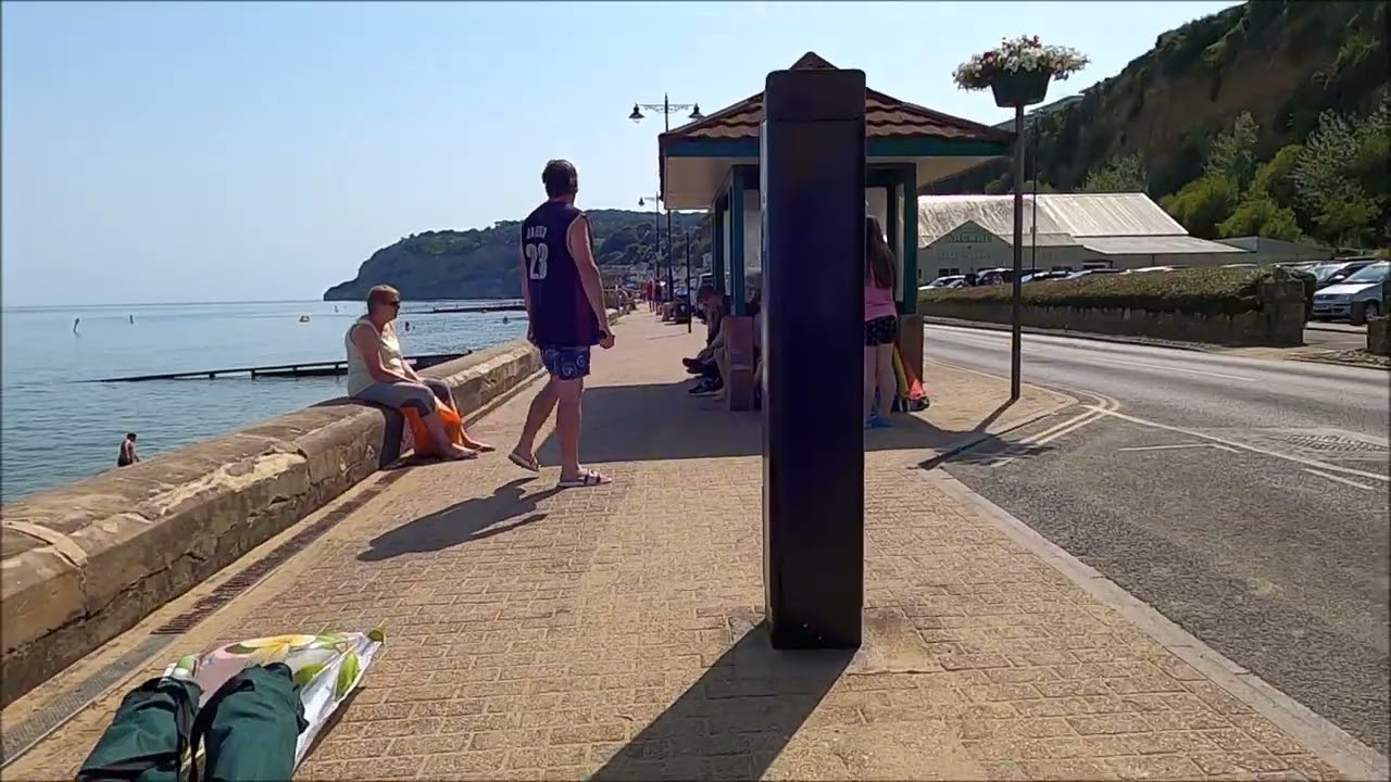Virtual Walk - Shanklin Seafront In The July Heatwave - Isle Of Wight - July 2022 | kittikoko #iow
