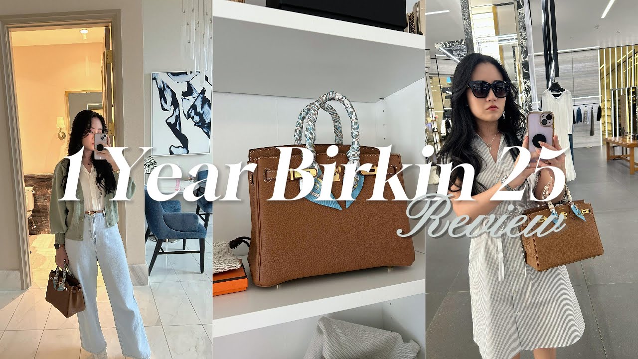 Обзор Birkin 25 за 1 год | Сара Ли