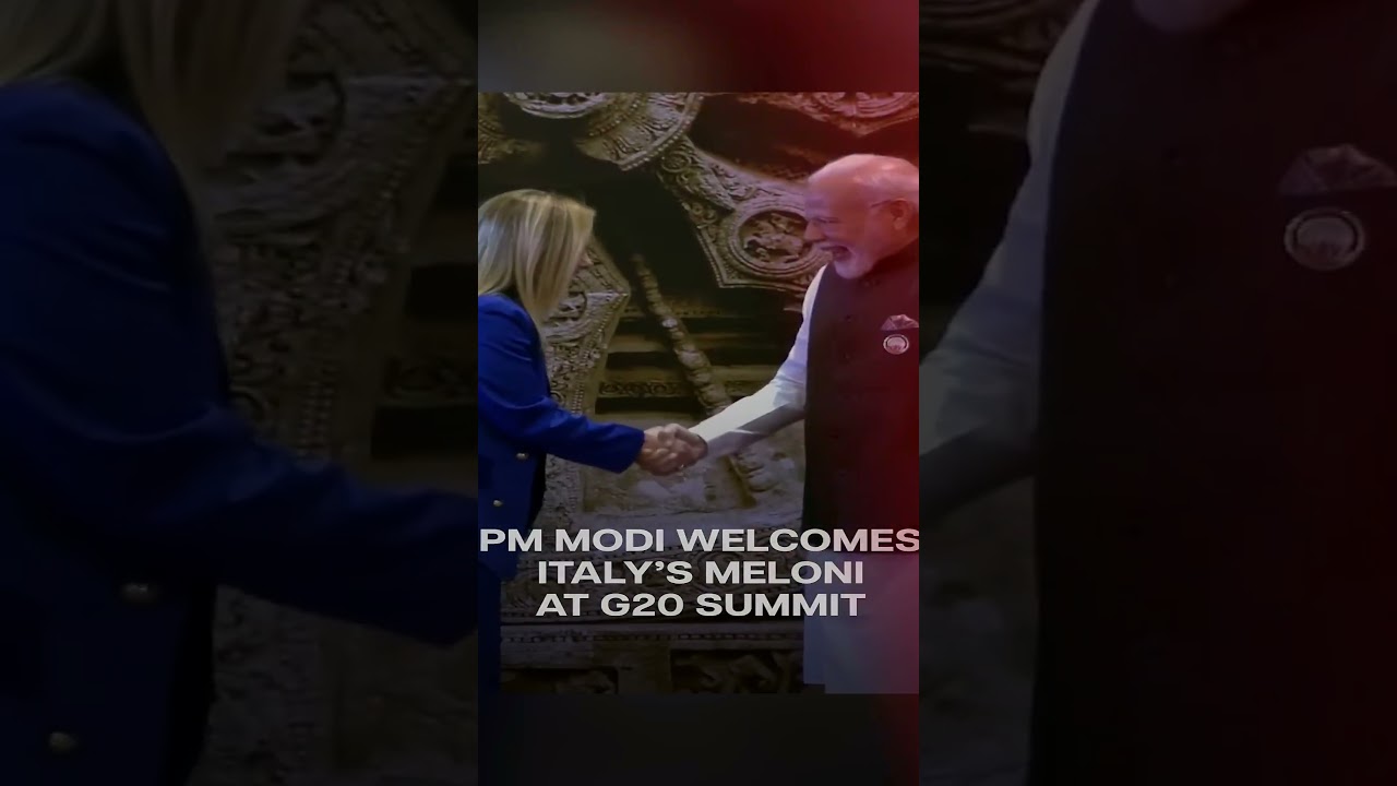 PM Modi, Meloni Share a Light Moment Ahead of G20 Summit
