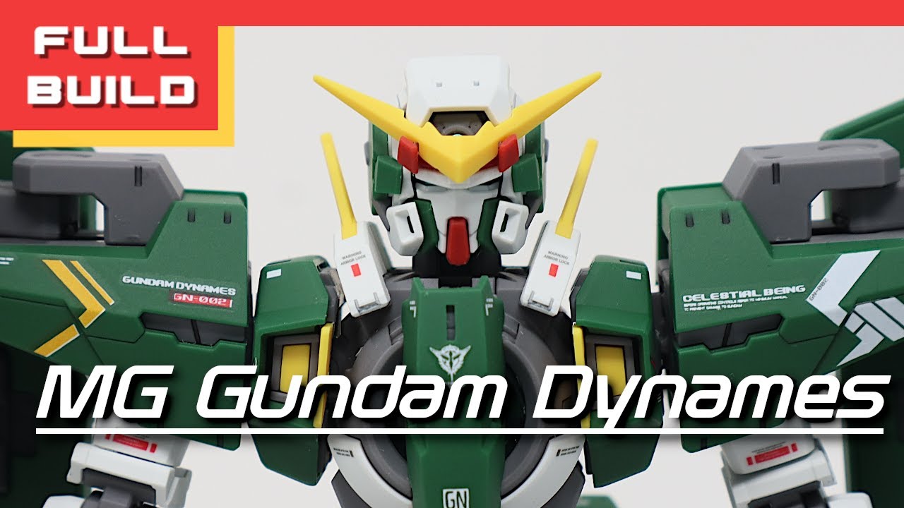 MG Gundam Dynames | Time Lapsed FULL BUILD | Gunpla UNBOXING |