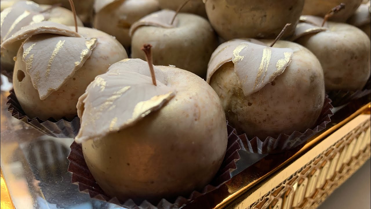حلوة التفاحة الفخمة👌بريستيج بدون طهي  لجميع المناسبات😍