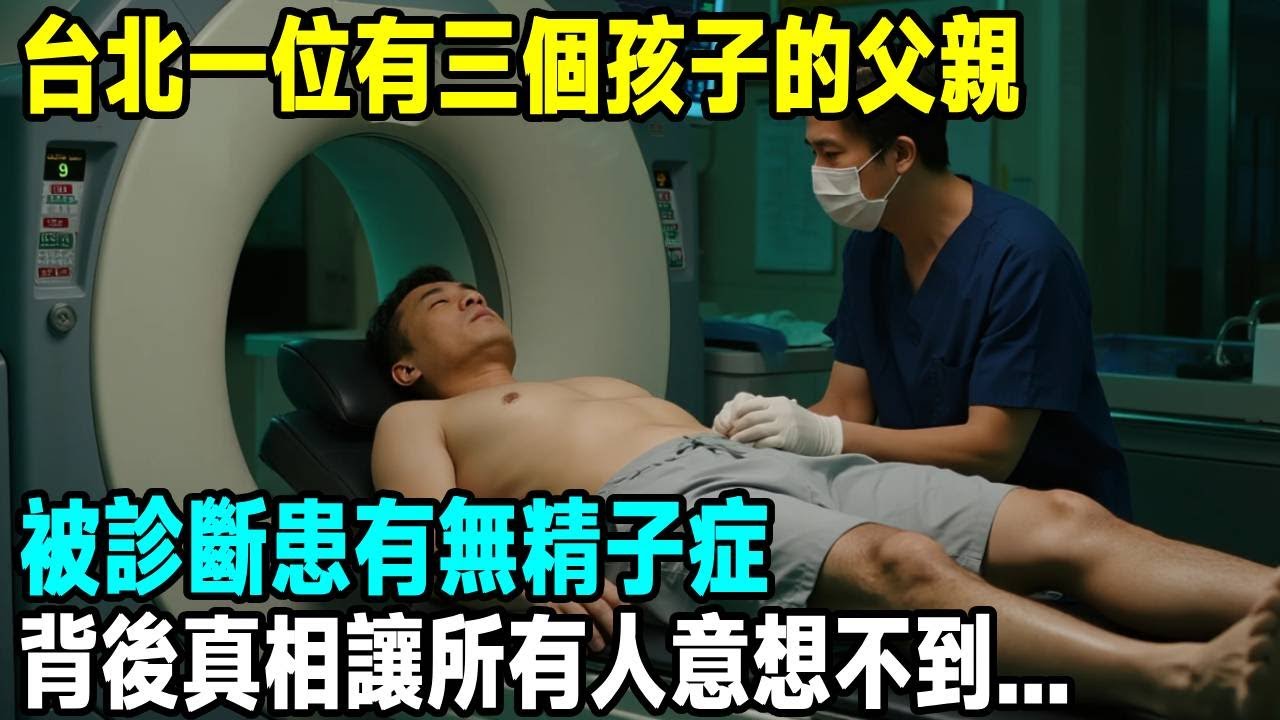台北一位有三個孩子的父親，被診斷患有無精子症，背後真相讓所有人意想不到...「茶桌老故事」