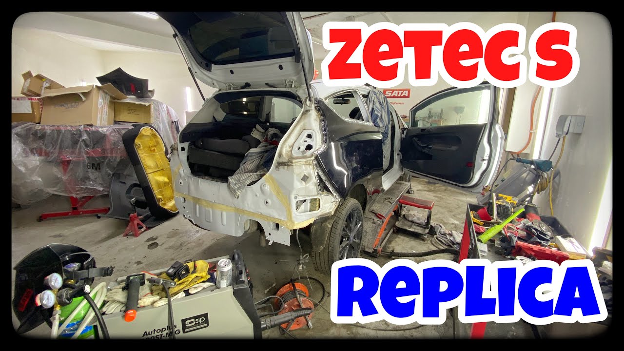 Fiesta zetec s replica copart salvage rear quater repair