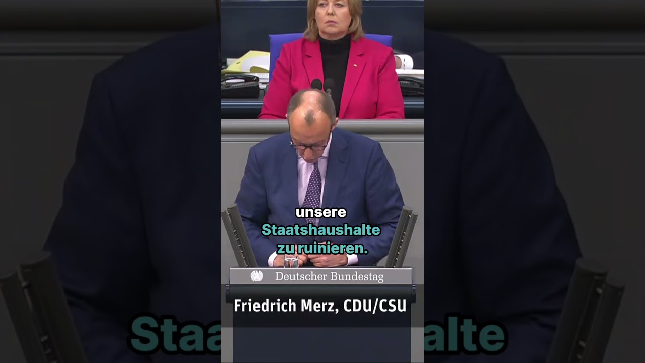 Wir werden an der #Schuldenbremse des Grundgesetzes festhalten! #Merz