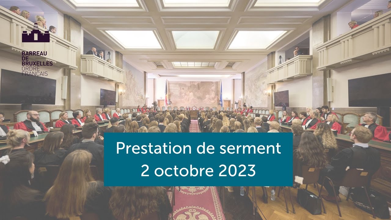 Prestation de serment - 2 octobre 2023