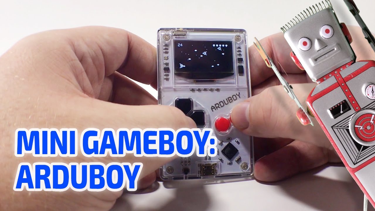 MINI GAMEBOY: THE ARDUBOY working miniature console!!