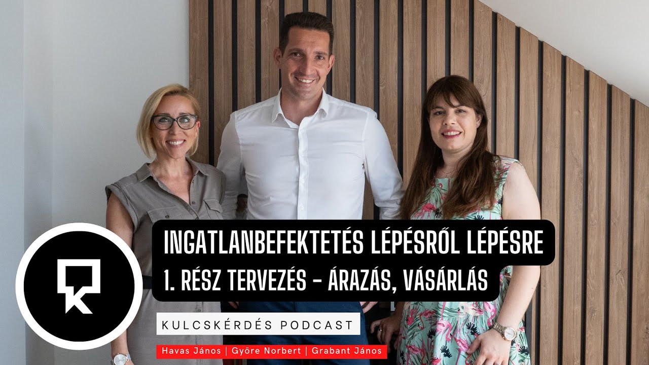 Ingatlanbefektet&eacute;s l&eacute;p&eacute;sről, l&eacute;p&eacute;sre - 1. r&eacute;sz Tervez&eacute;s, &Aacute;raz&aacute;s, V&aacute;s&aacute;rl&aacute;s