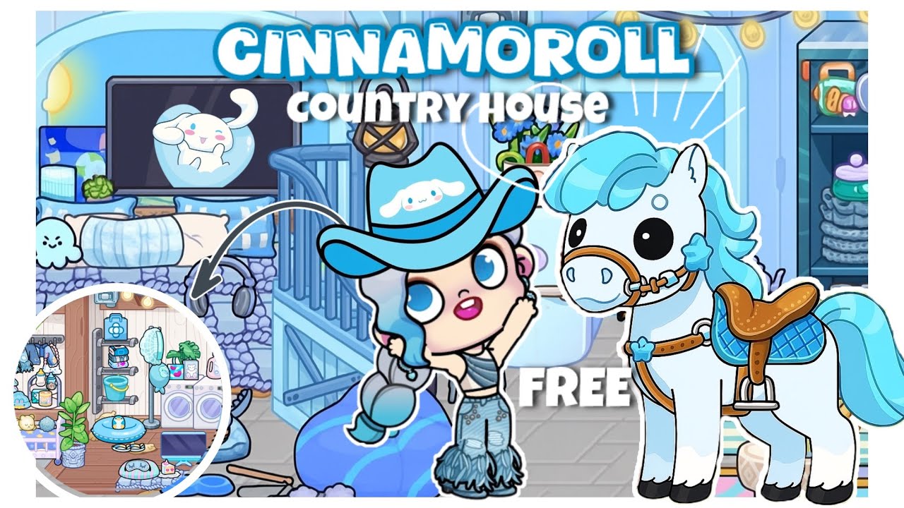 FREE CINNAMOROLL COUNTRY HOUSE IDEA/ PAZU/ NEW UPDATE/ HOUSE IDEA/HOUSE TOUR