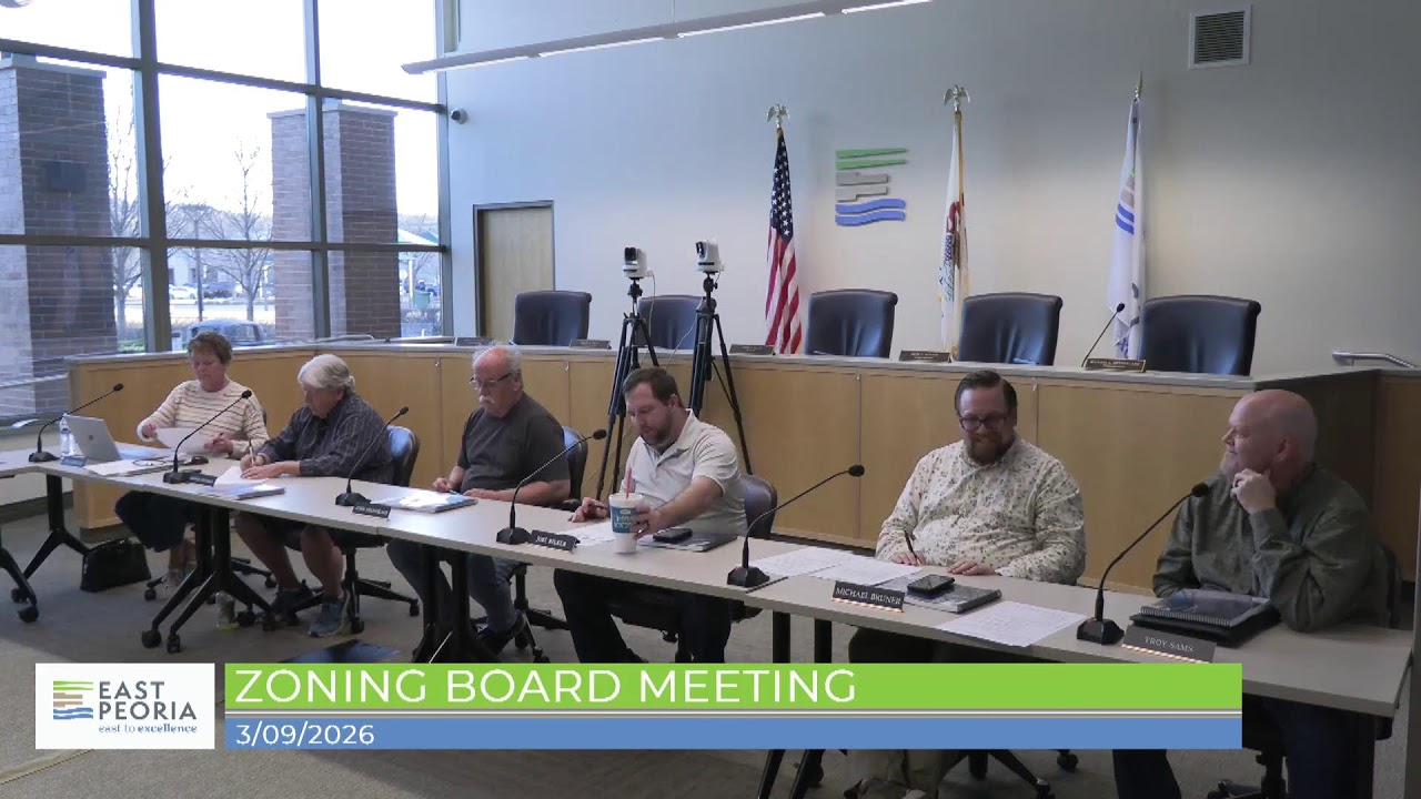 East Peoria Zoning Board Meeting | 3/9/26