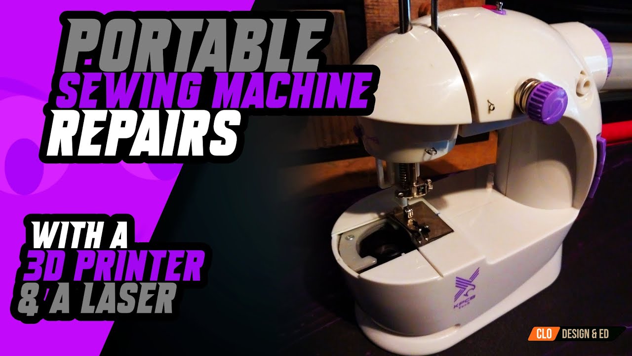 KPCB Tech Sewing Machine Part 1, Project Overview, its missing parts well fix it!@cloeducationtv