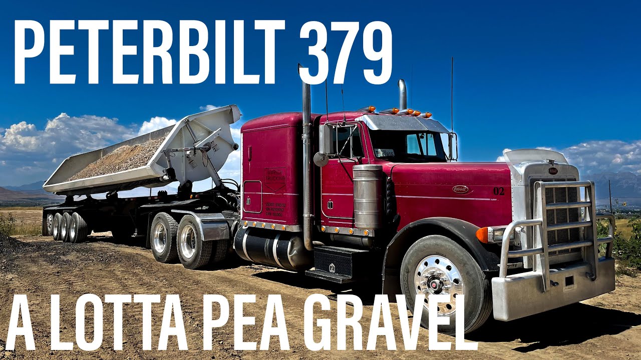 PETERBILT 379 COLDSTART Vlog #4 side dump work