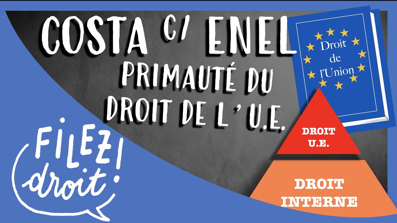 Arrêt Costa c/. Enel : La Primauté du Droit de l'Union Européenne (CJUE/CJCE, 15 juillet 1964)