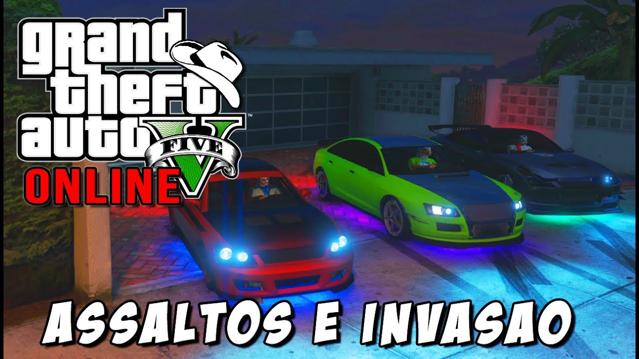 GTA 5 Online (PS4) - 4$$4LT0$ em Primeira pessoa e Invasão ao Zancudo
