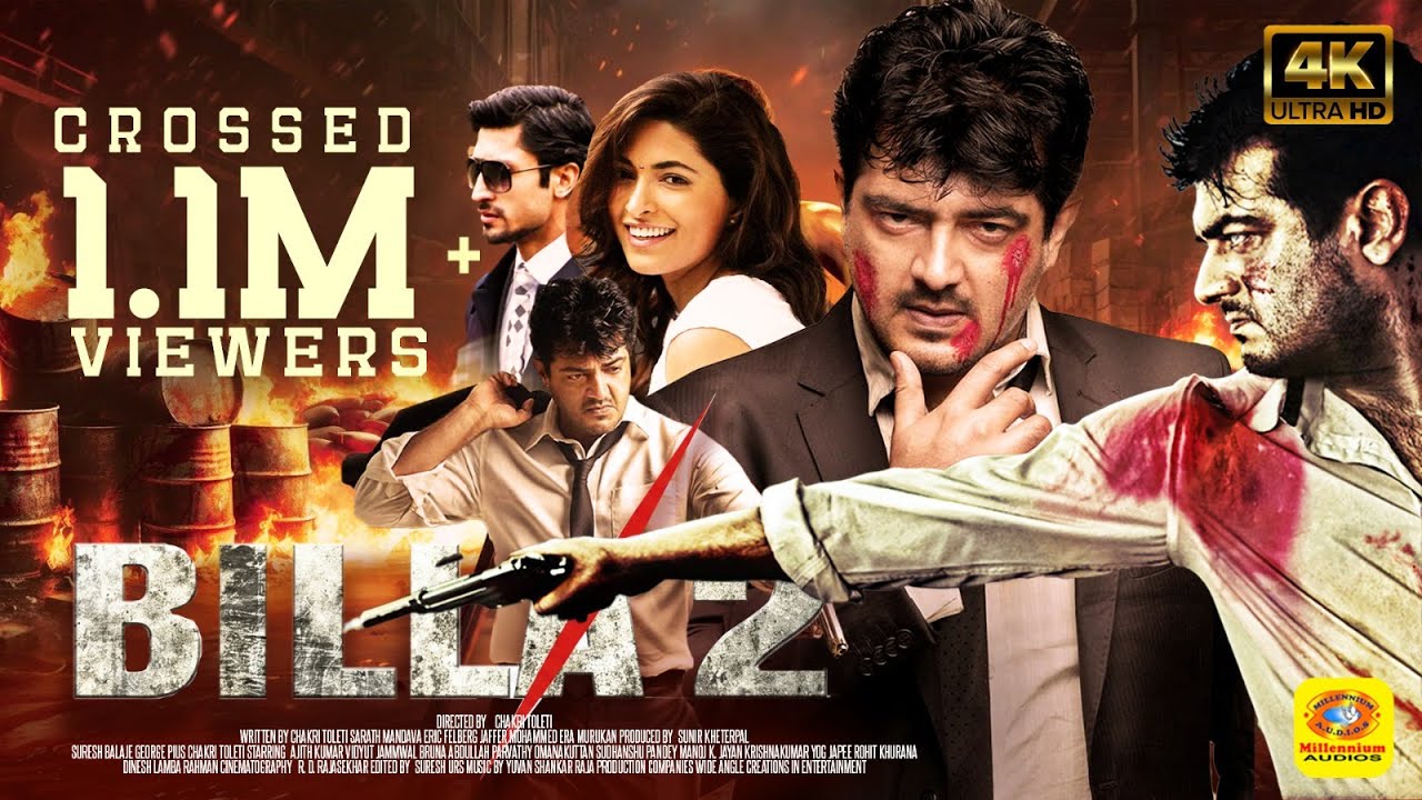 ബില്ല 2 | Billa 2 | Ajith, Parvathi Omanakuttan, Vidyut Jammwal | Malayalam Super Hit Fight Movie HD