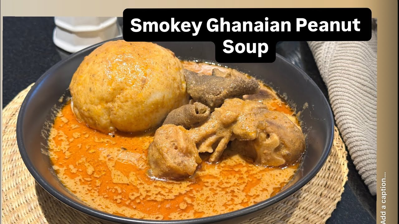 Smoky Ghanaian Peanut Soup & Easy Rice Balls - Cozy November Comfort Food 