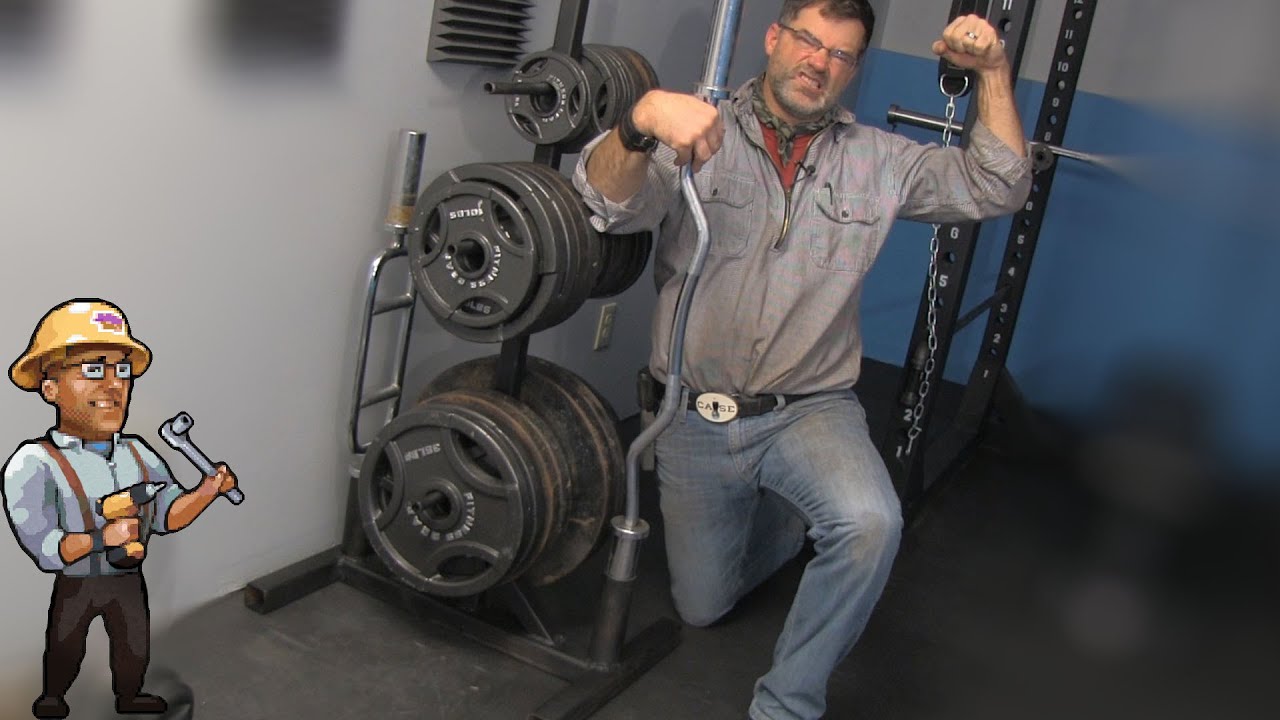 How to Build a Gym Weight Tree - DIY Dudes