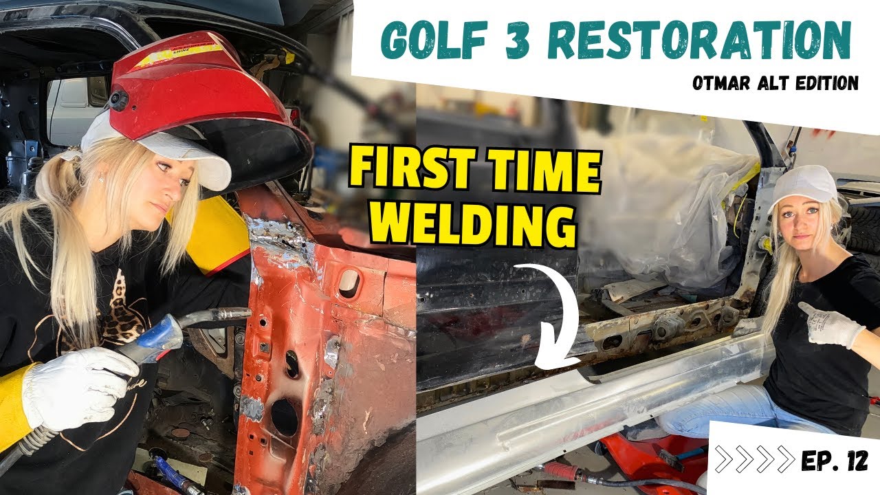 Learning to Weld: Almost Gave Up on VW Golf 3 Sill Repair