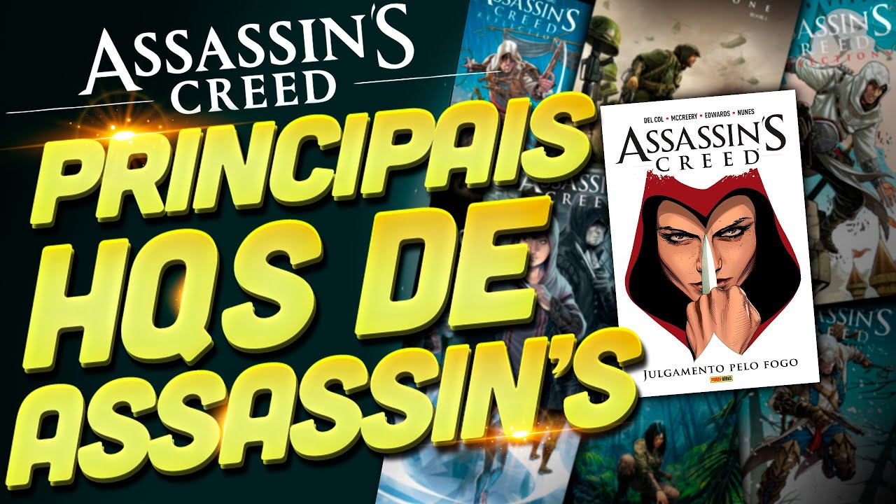 AS PRINCIPAIS HQS DE ASSASSIN'S CREED E MELHOR ORDEM PARA LEITURA - ft @darknicebr
