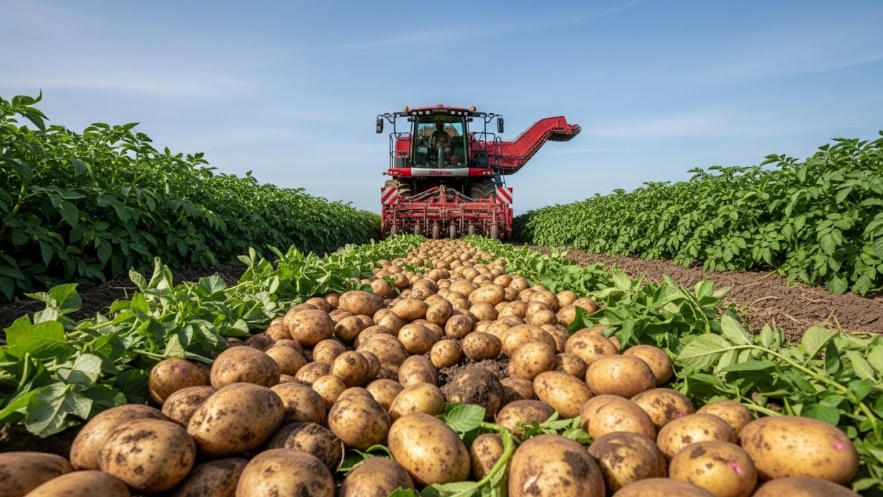 Inside Potato Farming: Harvesting and Potato Chips Production