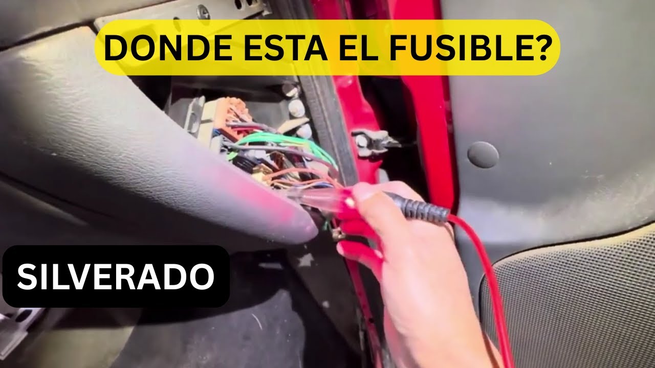 Chevrolet Silverado 2004: ¡Ventanas del Pasajero No Bajan! (La Solución Estaba en un Fusible Oculto)