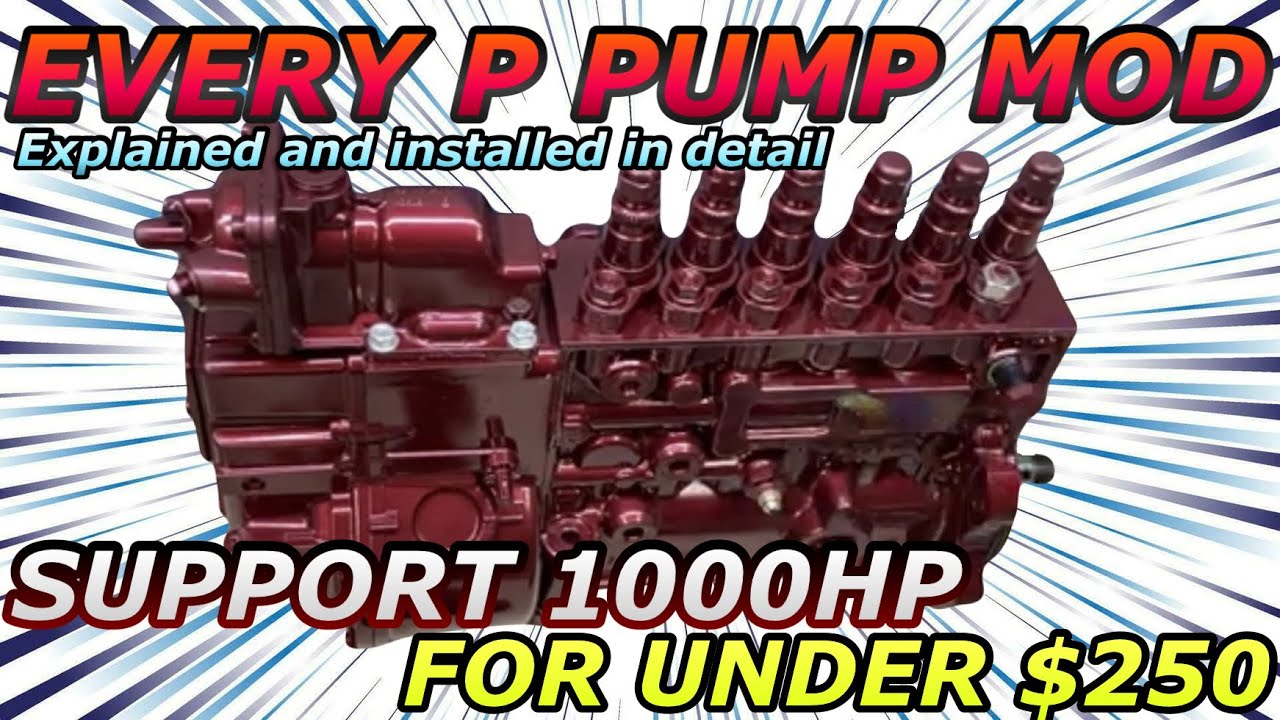 Замена насоса P 24-клапанного Cummins, часть 4: Разгон P7100 до 1000 л.с.! Все модификации насоса...