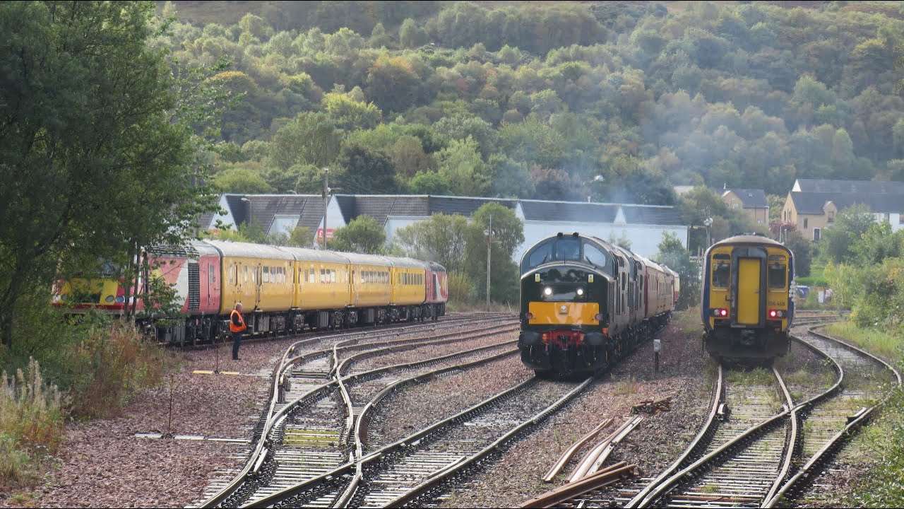 Busy West Highland Line & Fort William Area | Steam & Diesel Traction 2/10/23