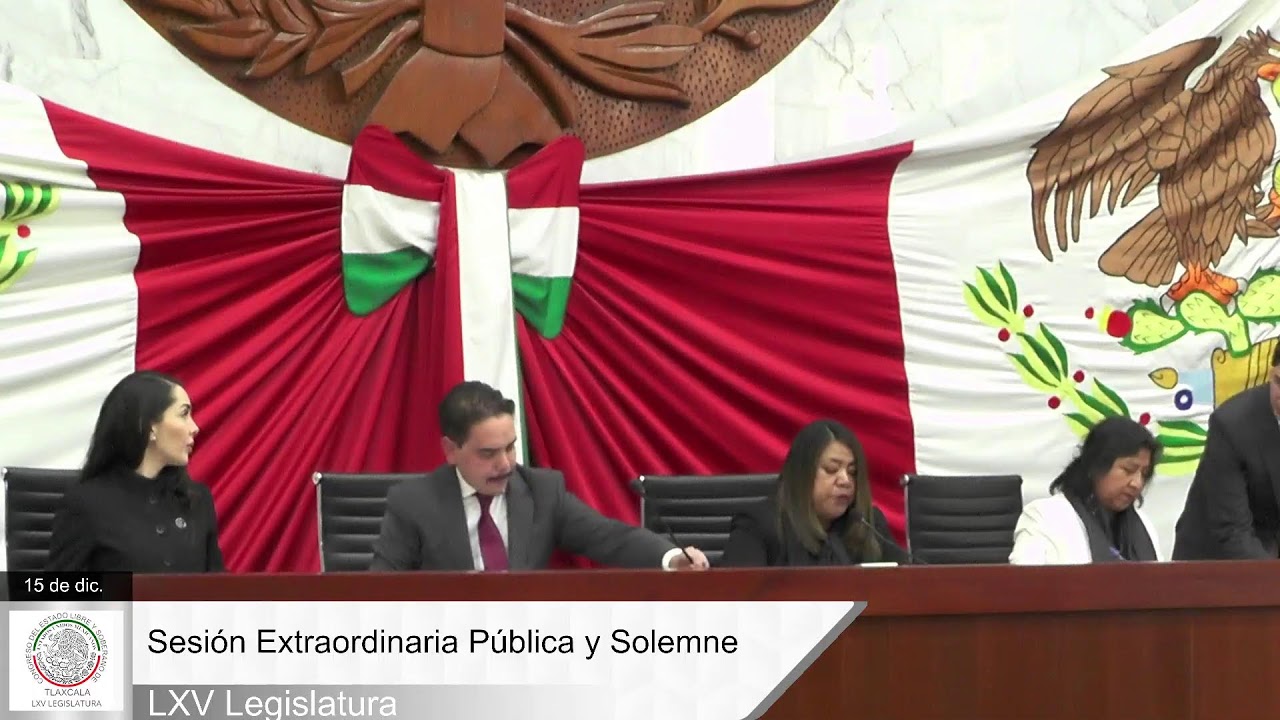 Sesión Extraordinaria Pública y Solemne, LXV Legislatura, 15 de diciembre de 2025