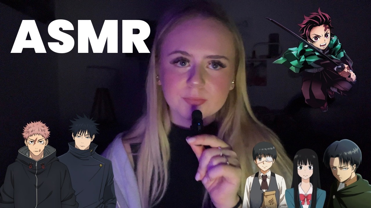 Ma première vidéo ASMR : Spécial Animés 🌸 ✨