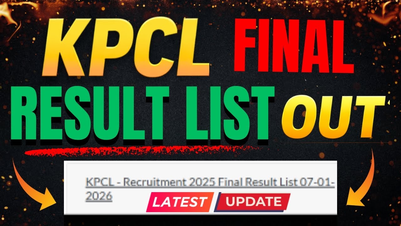 KPCL  Re-examination Result OUT  | Latest Update | Check Now | TTT Academy | KPCL 2025 |