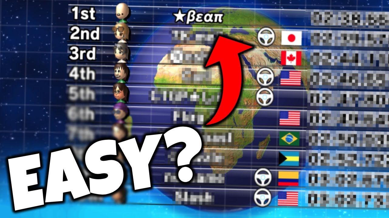 Как я установил мировой рекорд за 6 попыток — Mario Kart Wii