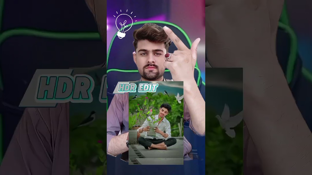HDR Auto Background Change Photo Editing #backgroundchange #ytshorts #shotrs #reels