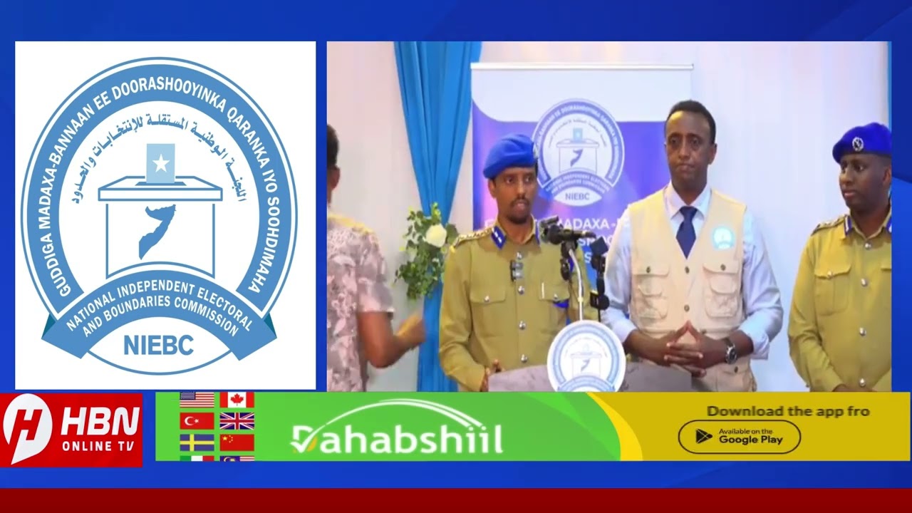 GUDDIGA DOORASHADA OO HADDA WAR CUSUB SOO SAARAY & BOOLIISKA OO KA HADLAY ARRIMAHA AMMAANKA