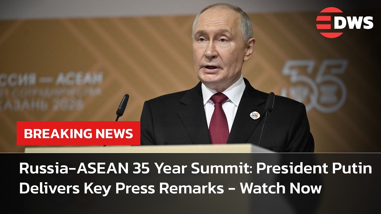 FULL SPEECH: President Putin Delivers Press Statement at Russia-ASEAN Summit in Kazan | AC14