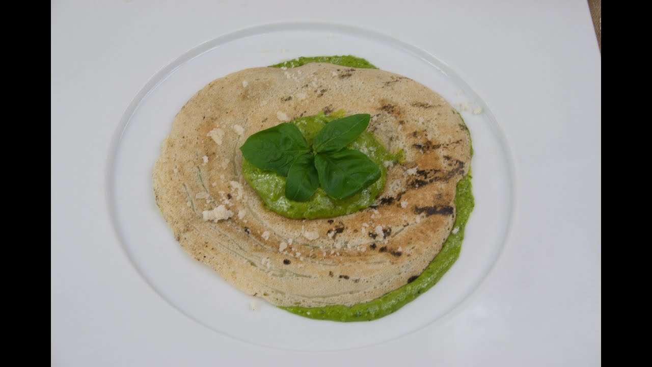 testaroli recipe: flat grilled pasta