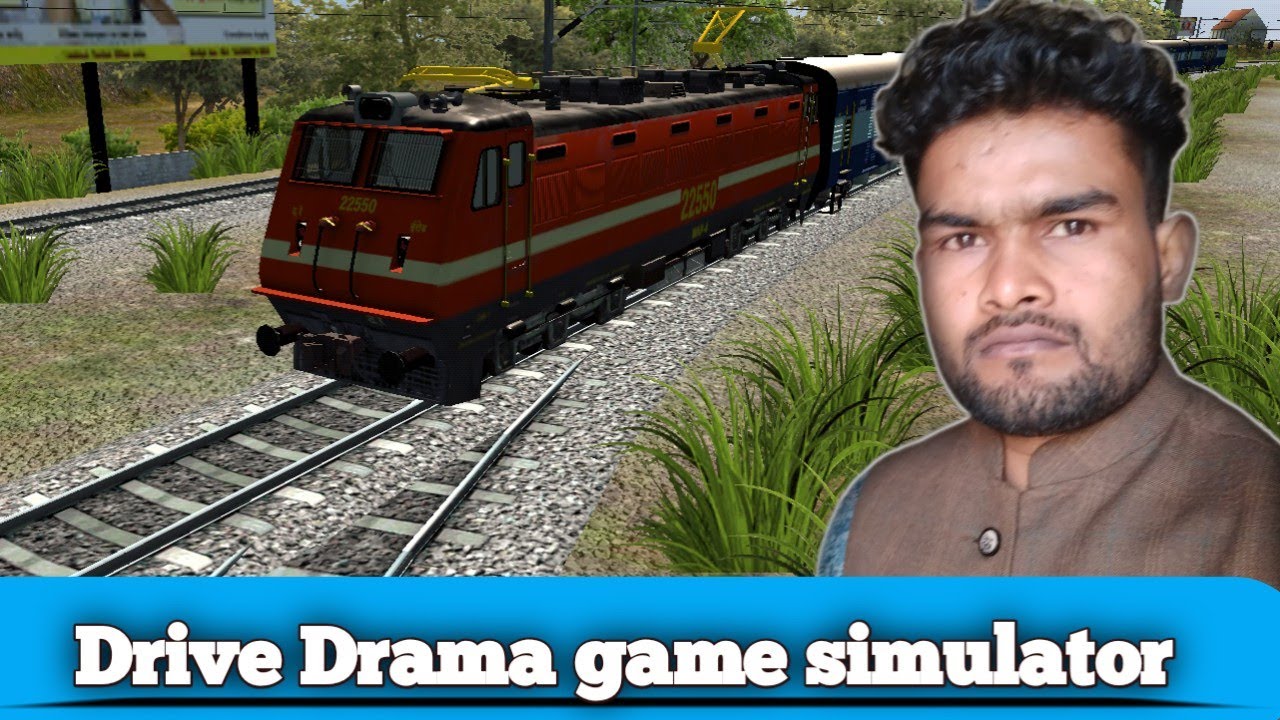 Indian train simulator game driving 
