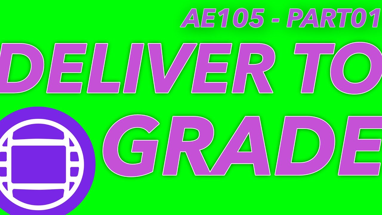 AE105 - ONLINE HANDOVERS Pt1 - GRADE and ONLINE