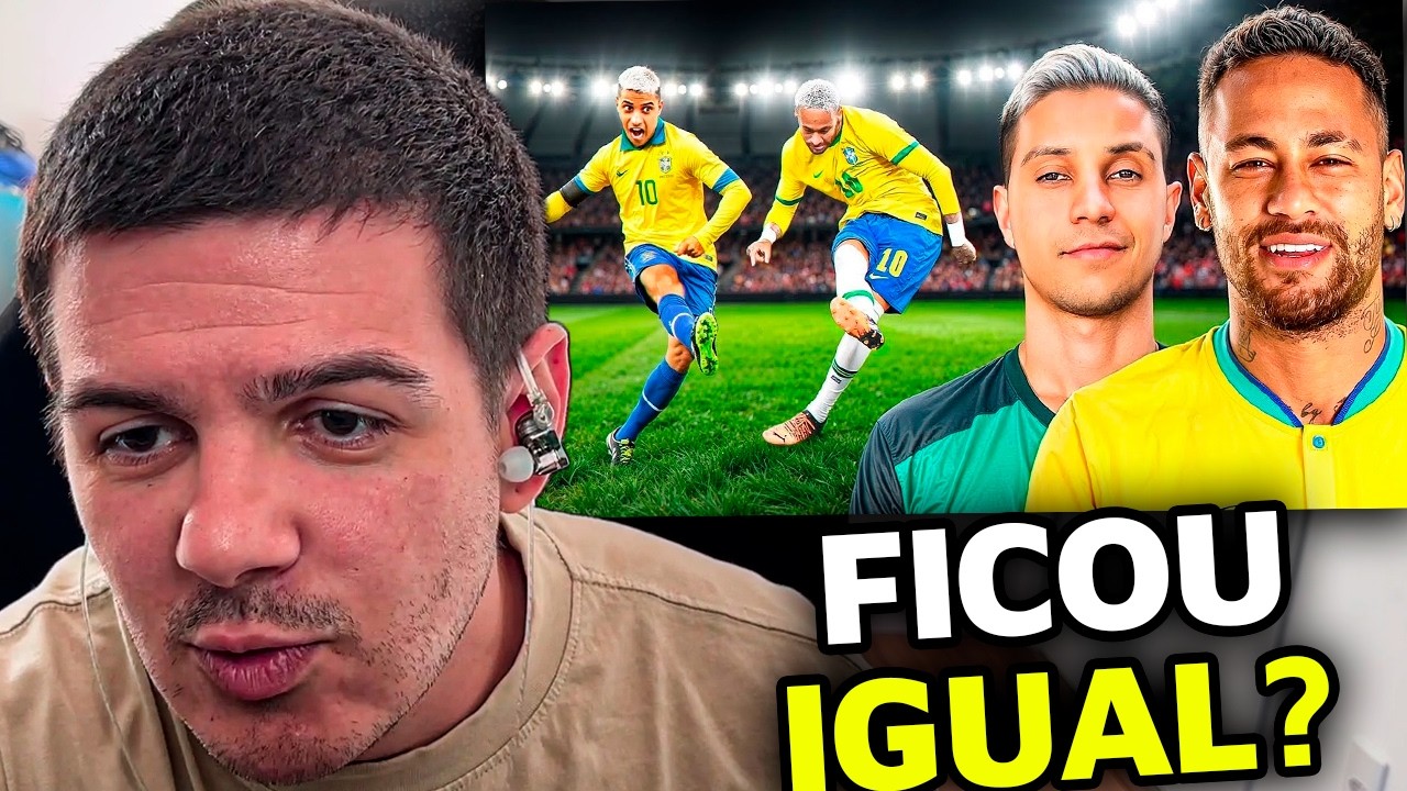 ELES TENTARAM RECRIAR OS GOLS MAIS DIFÍCEIS DO NEYMAR E... - wardi REACT!