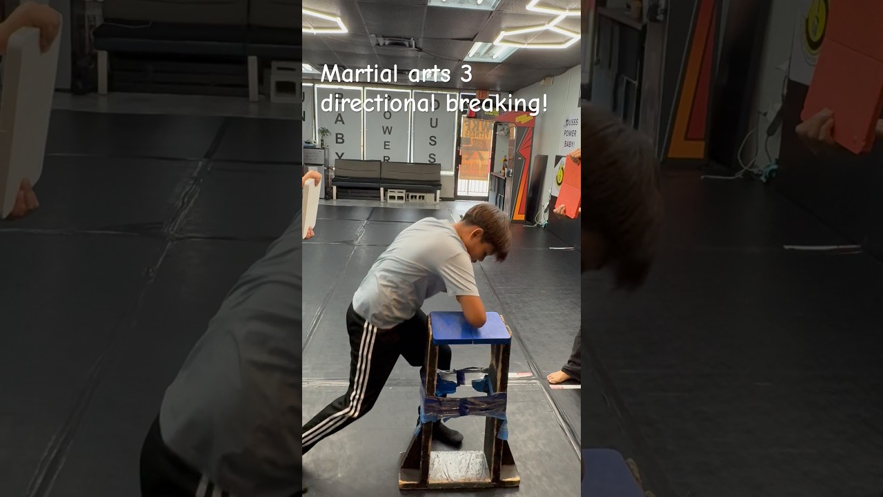 Martial Arts 3 directional break @PointFighterLive @DailyConnor8 #martialarts #viral #breaking