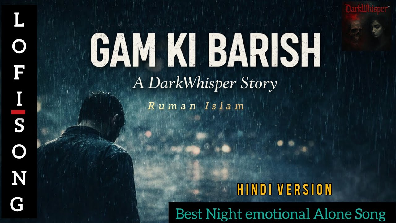 Gam Ki Barish – Emotional Lo-Fi  | Ruman Islam |  DarkWhisper  | Hindi Sad Song| (Official Audio) 