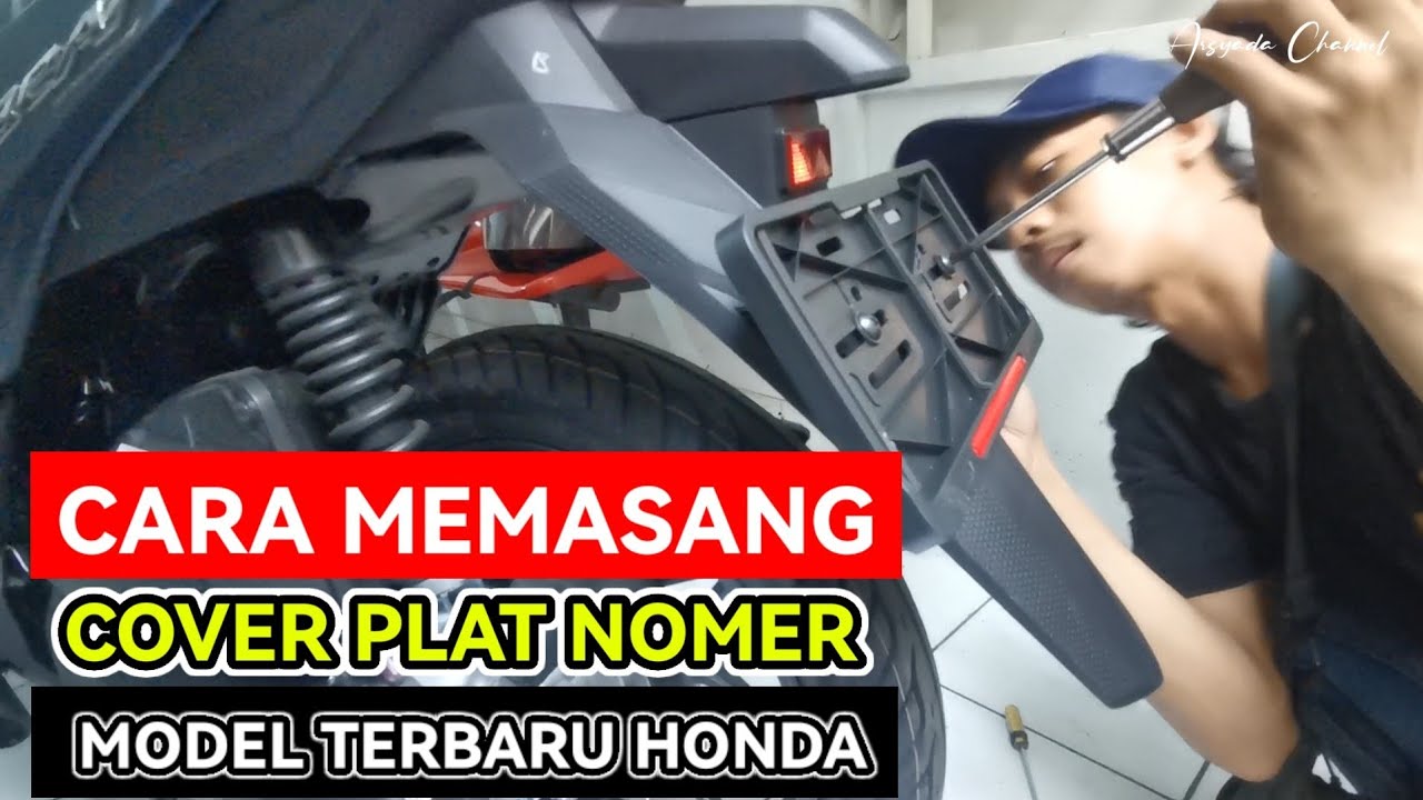 BEDA‼️CARA PASANG COVER PLAT  NOMER HONDA TERBARU