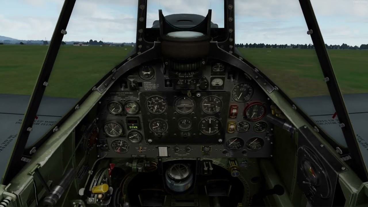 Accusim Spitfire Landing NZOP