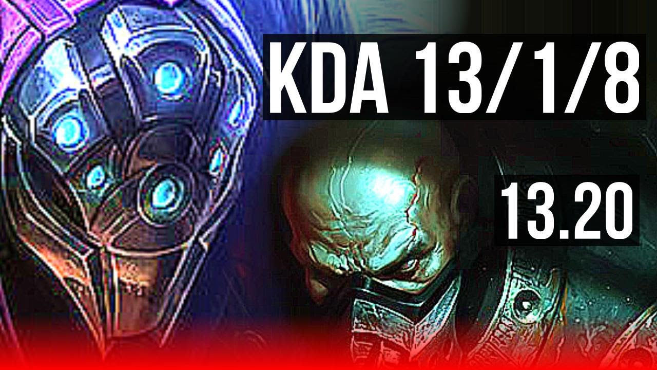 JAX vs URGOT (TOP) | 13/1/8, 7 solo kills, Legendary, 300+ games | EUW Master | 13.20