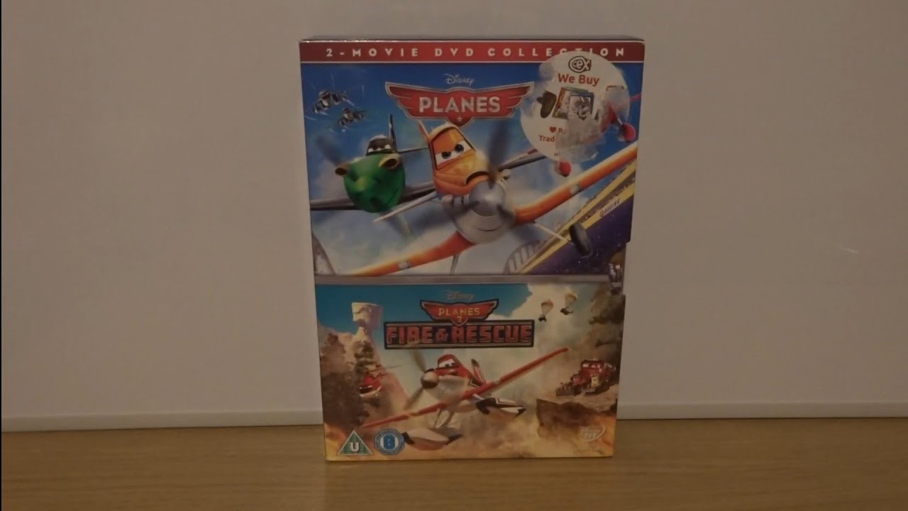 Распаковка DVD-диска Planes 1-2 Box Set (Великобритания)