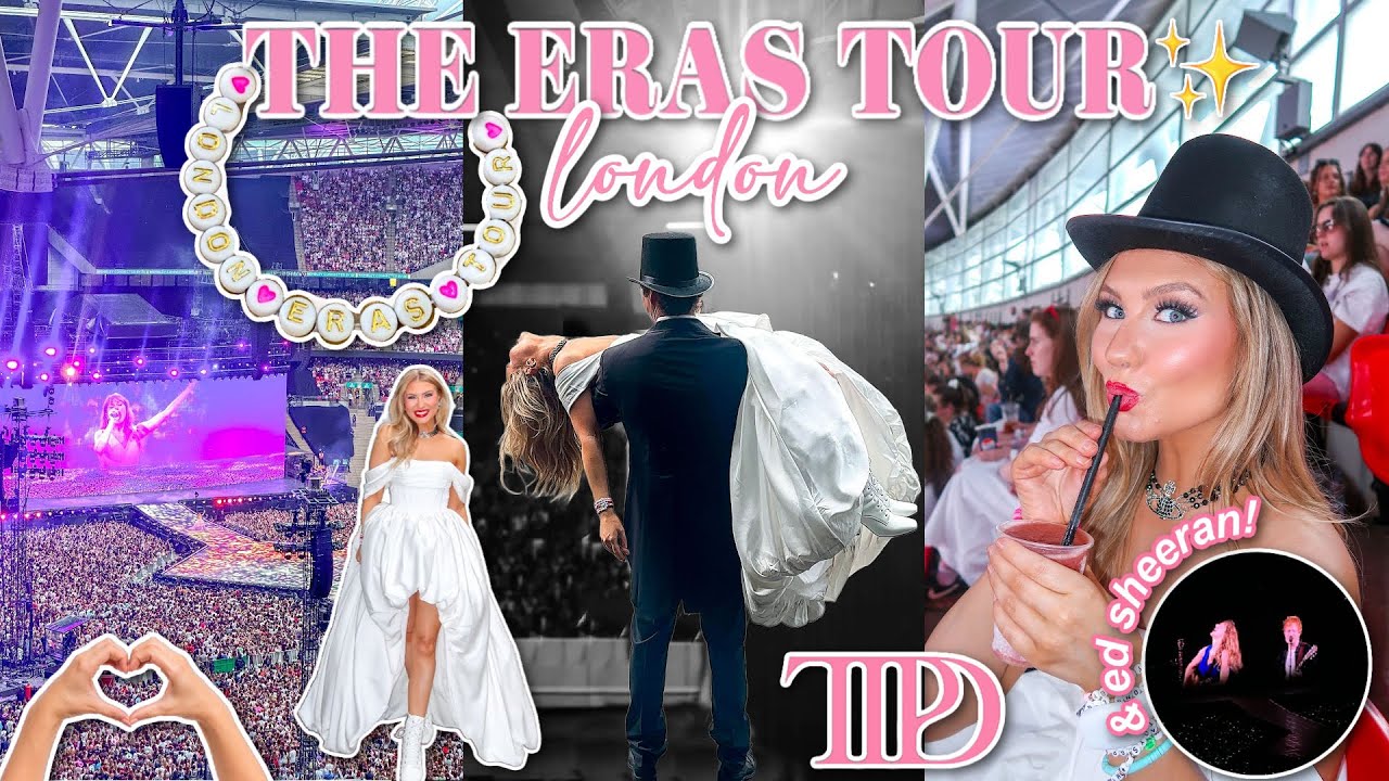 LONDON ERAS TOUR VLOG🇬🇧🎤 | Taylor Swift Concert in Wembley, GRWM, TTPD + Ed Sheeran! | Lauren Norris