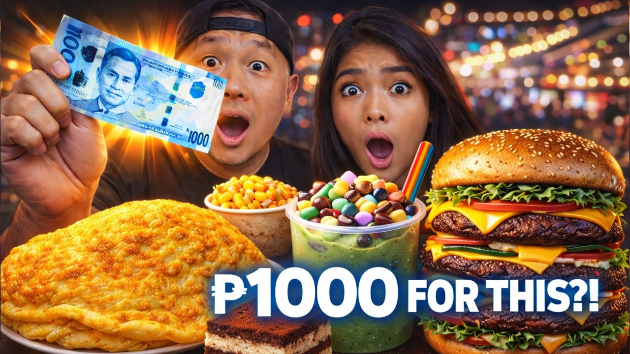 We Ate the MOST Hyped Night Market Food at UST for ₱1000 🇵🇭