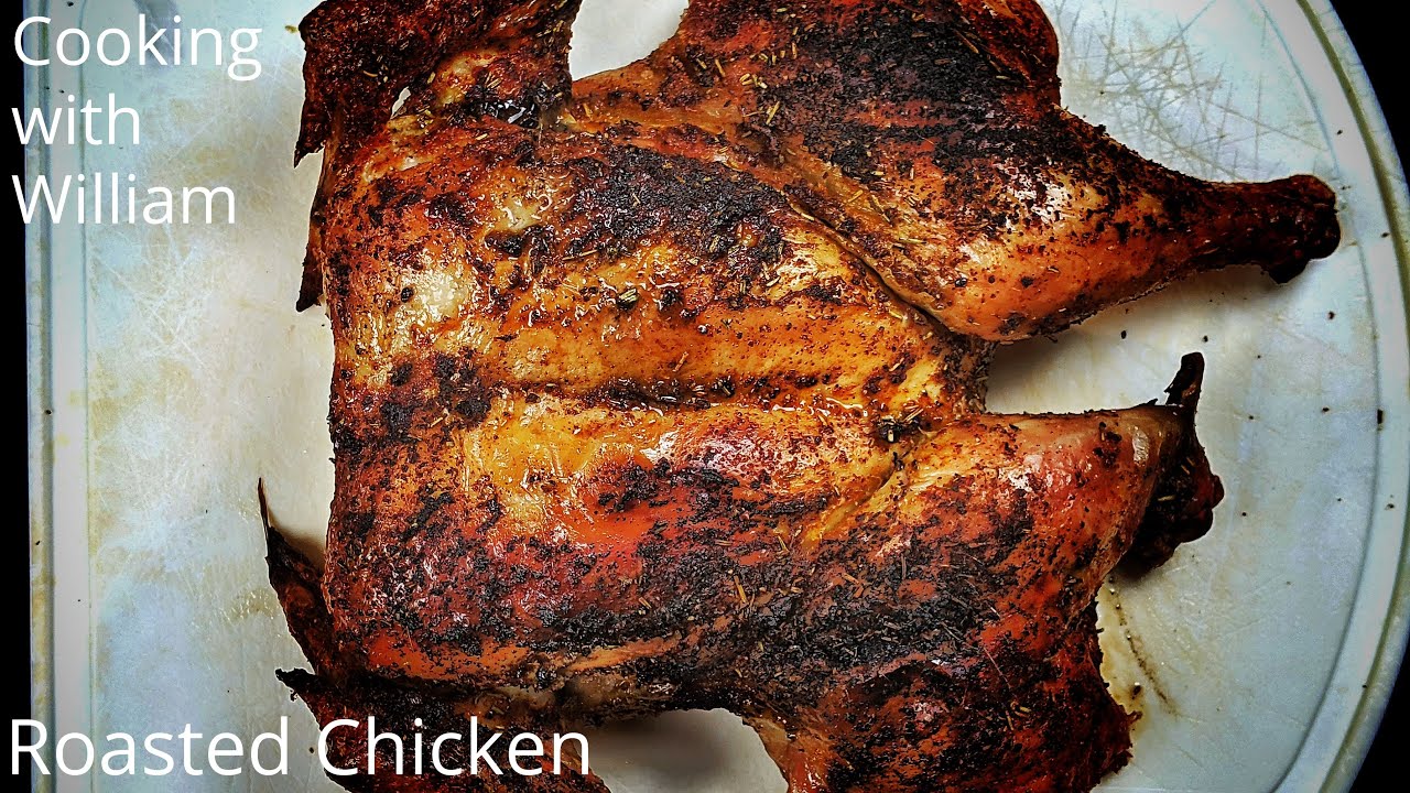 Cooking with William: Roasted Chicken (Spatchcock)