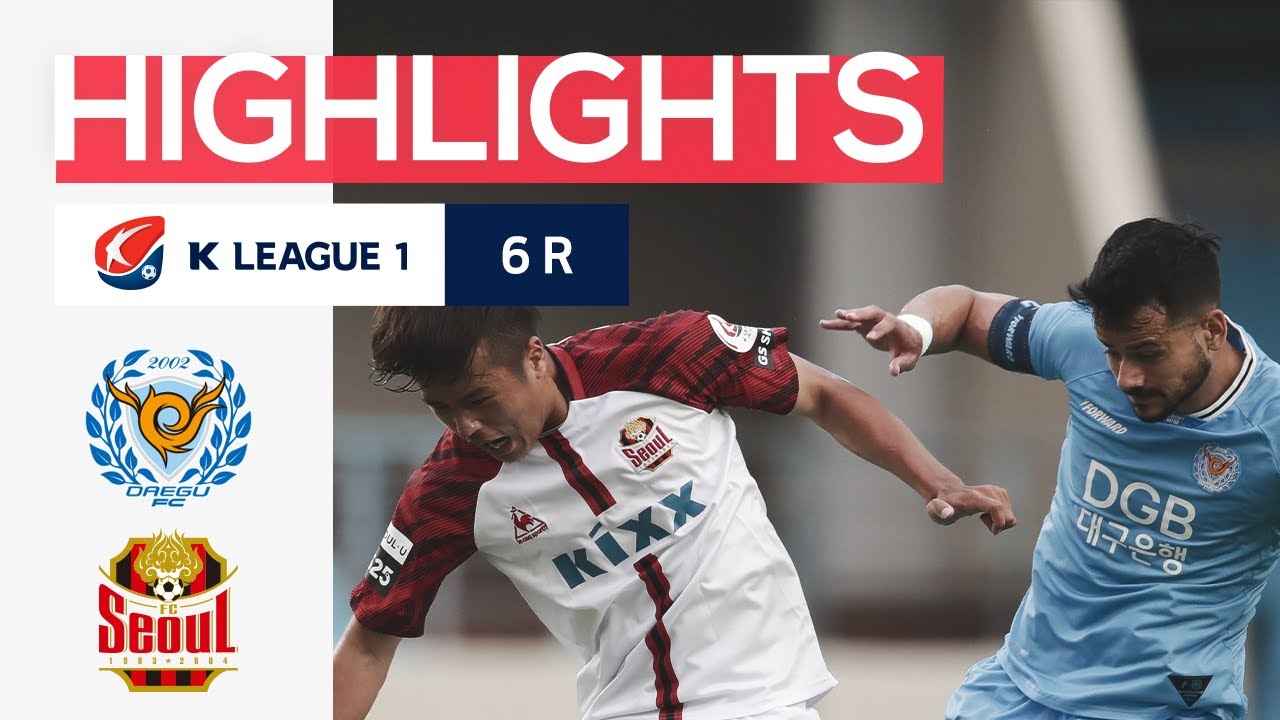 [하나원큐 K리그1] R6 대구 vs 서울 하이라이트 | Daegu vs Seoul Highlights (20.06.14)