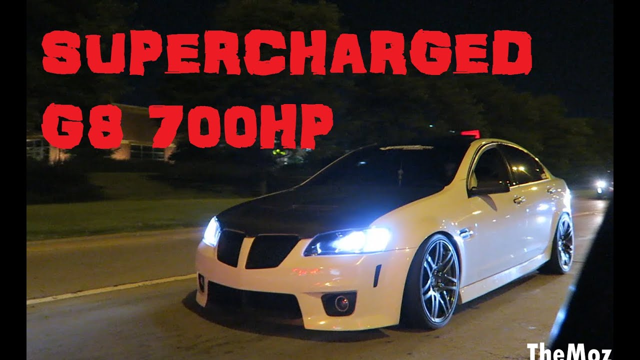 Ride in 700rwhp Supercharged Pontiac G8 & Turbo Supra