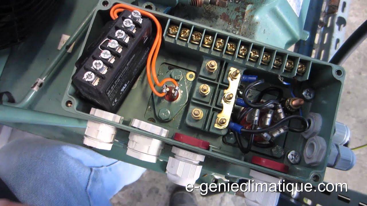 Froid58-Montage3-Présentation chambre froide négative-compresseur semi hermétique-1/4