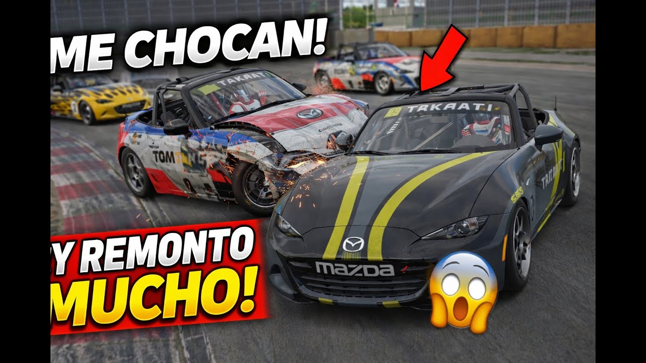 Me chocan saliendo a pista y aun así REMONTO | iRacing P12 → P6